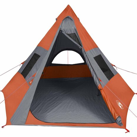 Tipi Tent 7-persoons waterdicht oranje 5