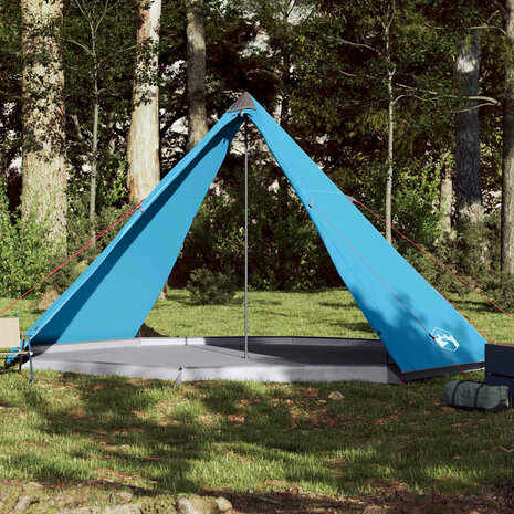 Tipi Tent voor gezin 8-persoons waterdicht blauw 1