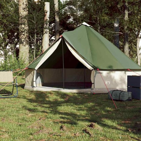 Tipi Tent 6-persoons waterdicht groen 3