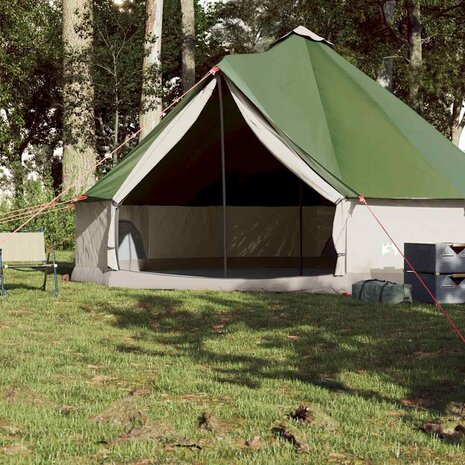 Tipi Tent 8-persoons waterdicht groen 3