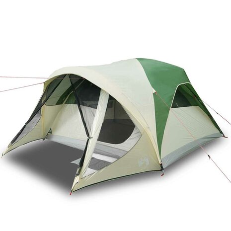 Tunneltent 6-persoons waterdicht groen 2
