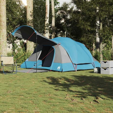 Tunneltent voor gezin 8-persoons waterdicht blauw 1