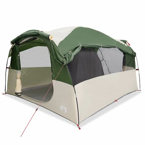 Tunneltent 6-persoons waterdicht groen 2