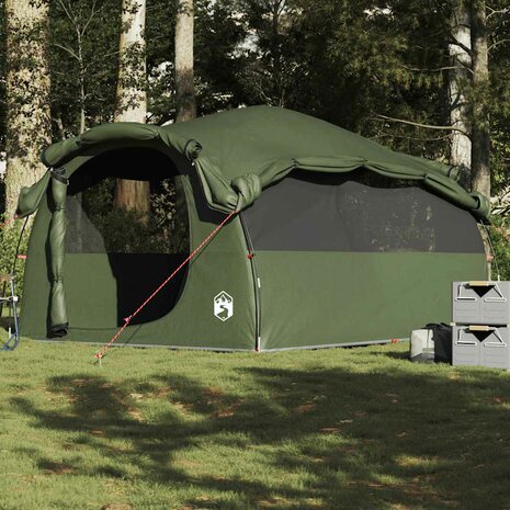 Tunneltent 6-persoons waterdicht olijfgroen 1
