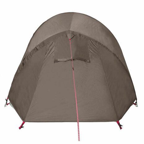 Tunneltent 2-persoons waterdicht bruin 9