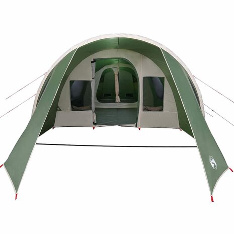 Tunnel Tent 4-Person met dak Groen en Wit 778 x 356 x 210 cm 5