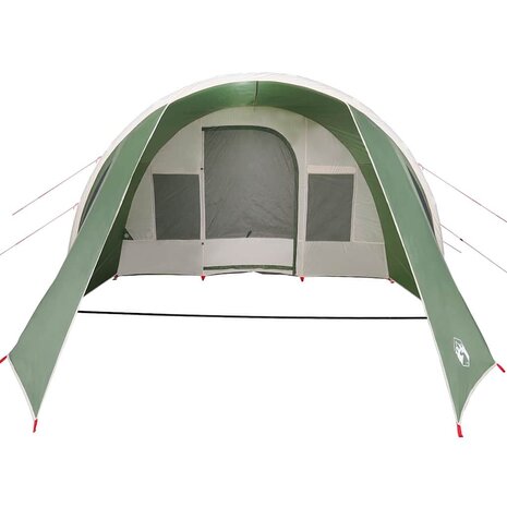 Tunnel Tent 4-Person met dak Groen en Wit 778 x 356 x 210 cm 6