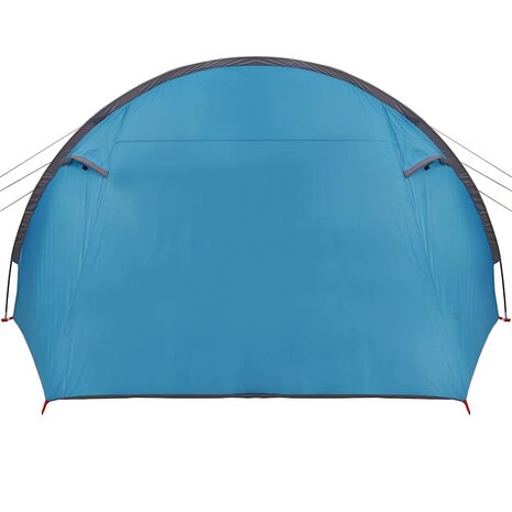 Tunnel Tent 5-Person met dak Blauw en Grijs 805 x 405 x 211 cm 8