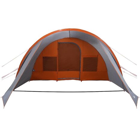 Tunnel Tent 5-Person met dak Grijs en Oranje 778 x 356 x 210 cm 6