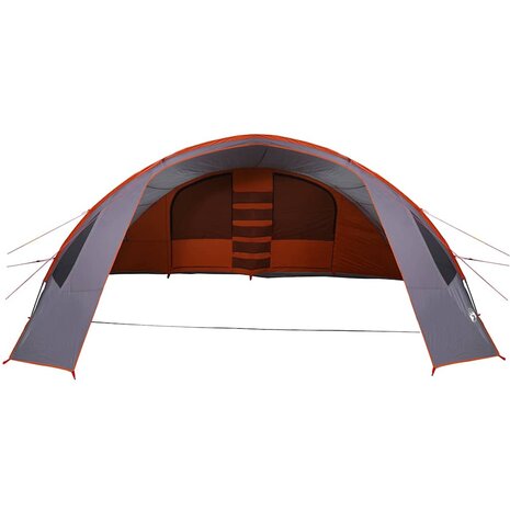 Tunnel Tent 6-Persoon Grijs en Oranje 700 x 590 x 215 cm 6