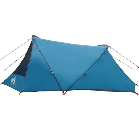 Tunnel Tent 3-Person met dak Blauw en Grijs 328 x 228 x 115 cm 7