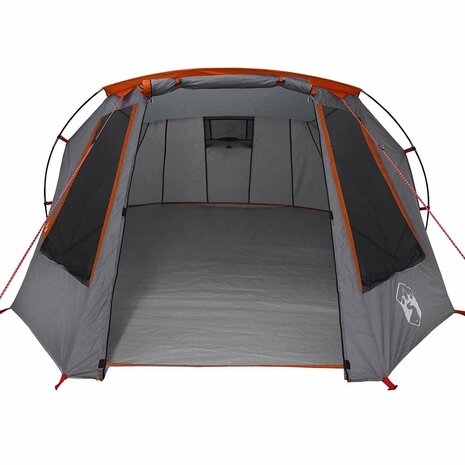 Tunnel Tent 3-Person met dak Grijs en Oranje 328 x 228 x 115 cm 5