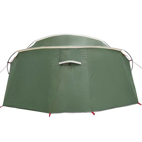 Tunnel Tent 4-Person met dak Groen en Wit 318 x 275 x 140 cm 8