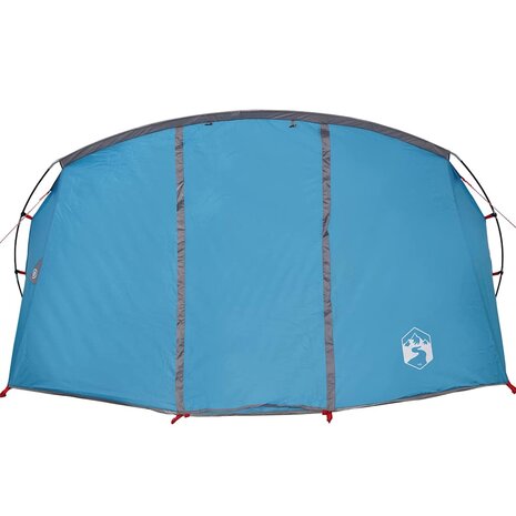 Tunnel Tent 4-Person met dak Blauw en Grijs 318 x 275 x 140 cm 6