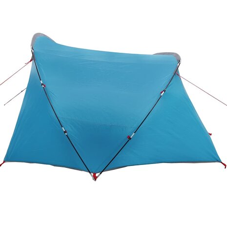Tunnel Tent 4-Person met dak Blauw en Grijs 318 x 275 x 140 cm 7