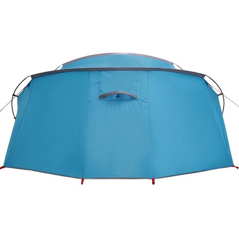 Tunnel Tent 4-Person met dak Blauw en Grijs 318 x 275 x 140 cm 8