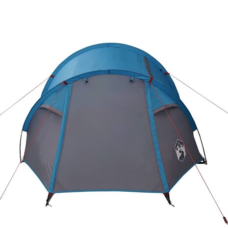 Tunneltent 2-persoons waterdicht blauw 6