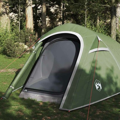 Tunneltent 3-persoons waterdicht groen 1