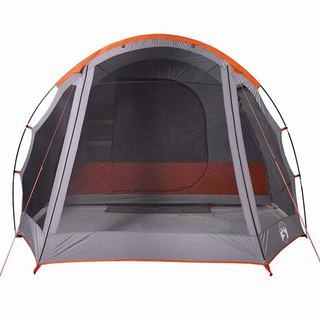 Tunneltent 8-persoons waterdicht grijs 6