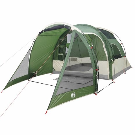 Tunneltent 4-persoons waterdicht groen 3