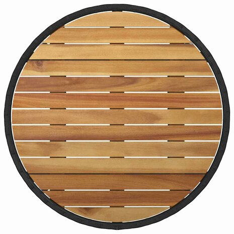 Tuin eettafelset 3 pcs Zwart poly rattan 8
