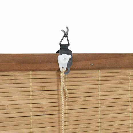 Rolgordijn Bruin 120x160 cm Bamboe 8