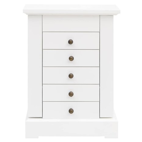 Sieradenkastje met spiegel 25x13,5x34 cm MDF 3