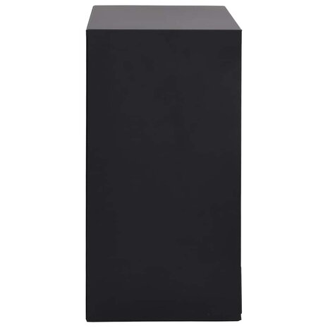 Sieradendoos 10-laags met horlogehouders zwart 29x20,5x40,5 cm 6