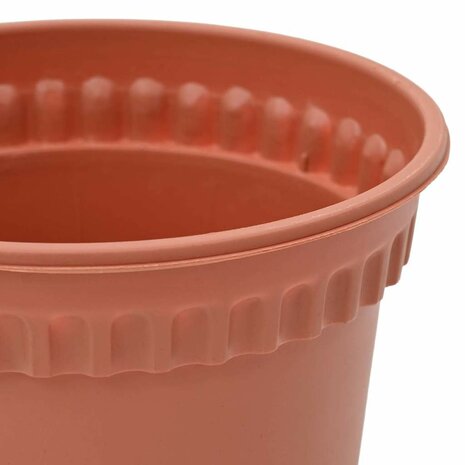 Plantenpotten 24 pcs Baksteenrood &Oslash; 17 x 14 cm Kunststof 8