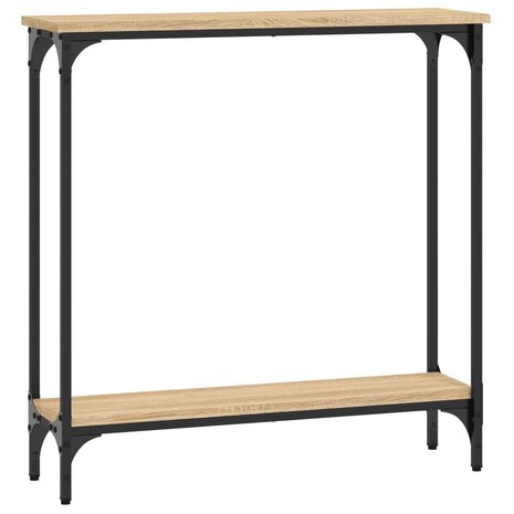 Wandtafel Sonoma Eiken 75x22,5x75 cm Bewerkt Hout 2