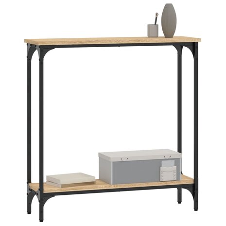 Wandtafel Sonoma Eiken 75x22,5x75 cm Bewerkt Hout 3