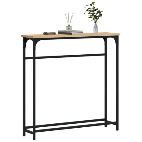 Wandtafel Sonoma Eiken 75x19,5x75 cm Bewerkt Hout 3