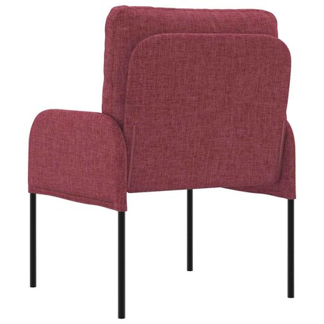 Banken met kussen 55cm Wijnrood Multiplex 6