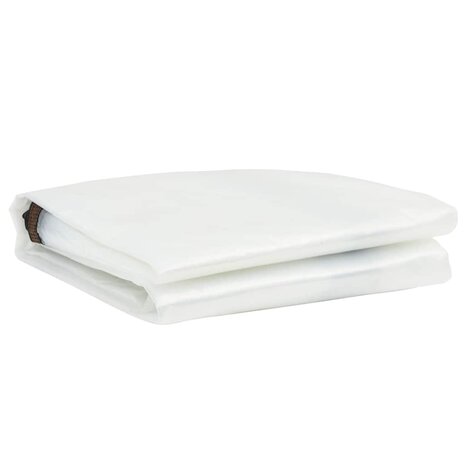 Doorzichtig afdekzeil met ogen 2x2 m polyethyleen 3