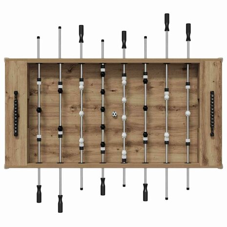 Voetbaltafel Artisan Eik 146,5 x 74 x 85 cm Bewerkt hout 6