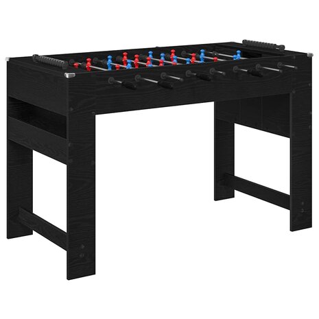 Voetbaltafel Zwarte Eik 125 x 60,5 x 80 cm Bewerkt hout 2