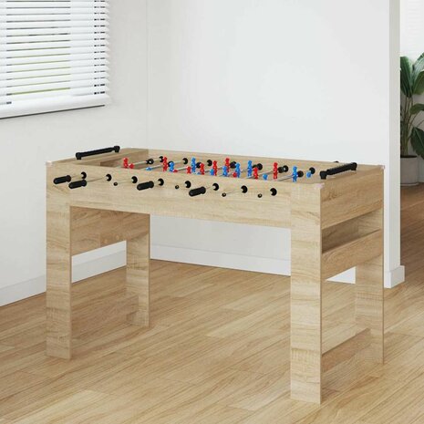 Voetbaltafel Sonoma Eiken 125 x 60,5 x 80 cm Bewerkt hout 1