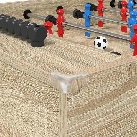 Voetbaltafel Sonoma Eiken 125 x 60,5 x 80 cm Bewerkt hout 7