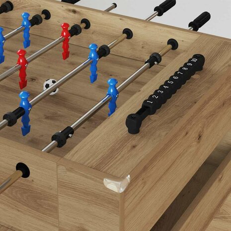 Voetbaltafel Artisan Eik 125 x 60,5 x 80 cm Bewerkt hout 3