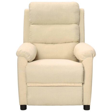 Massagestoel stof cr&egrave;mekleurig 2