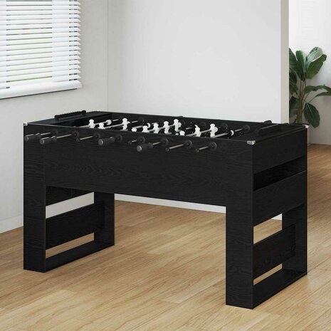 Voetbaltafel Zwarte Eik 146,5 x 74 x 85 cm Bewerkt hout 1