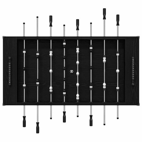 Voetbaltafel Zwarte Eik 146,5 x 74 x 85 cm Bewerkt hout 6