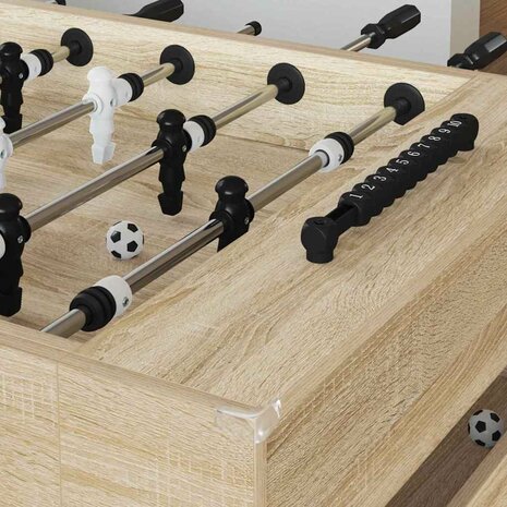 Voetbaltafel Sonoma Eiken 146,5 x 74 x 85 cm Bewerkt hout 3