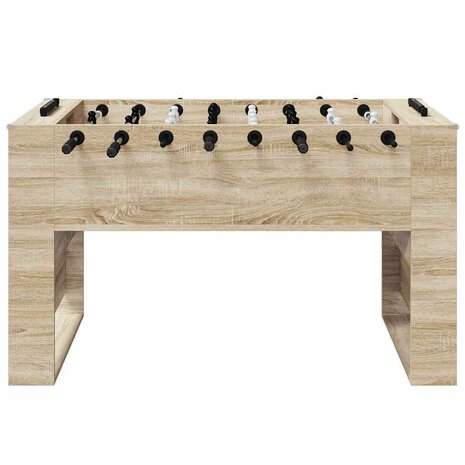 Voetbaltafel Sonoma Eiken 146,5 x 74 x 85 cm Bewerkt hout 4
