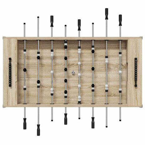 Voetbaltafel Sonoma Eiken 146,5 x 74 x 85 cm Bewerkt hout 6