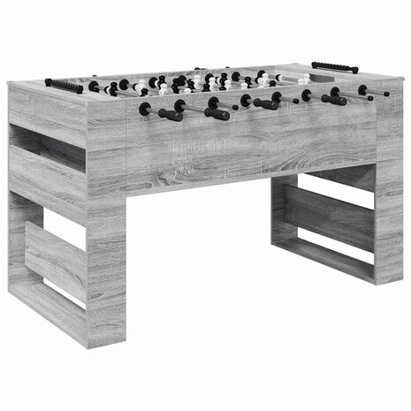 Voetbaltafel Grijze Sonoma 146,5 x 74 x 85 cm Bewerkt hout 2