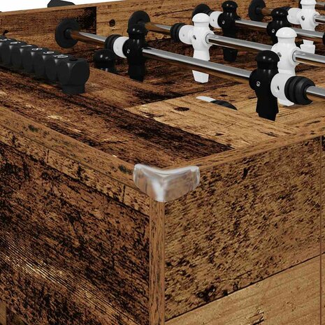 Voetbaltafel Oudhout 146,5 x 74 x 85 cm Bewerkt hout 7