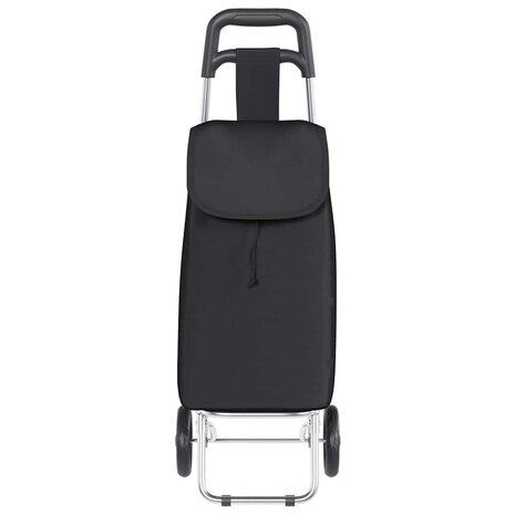 Boodschappentrolley Zwart 35 x 28 x 92 cm Oxford stof 7