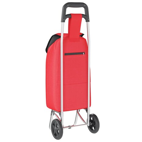 Boodschappentrolley Rood 35 x 28 x 92 cm Oxford stof 9