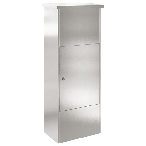 Pakketbrievenbus Zilver 44,5 x 29 x 110,5 cm Roestvrij staal 2